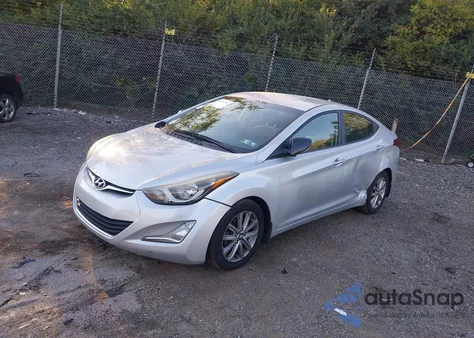2016 Hyundai Elantra Se z USA, uszkodzony, nr VIN 5NPDH4AEXGH761580